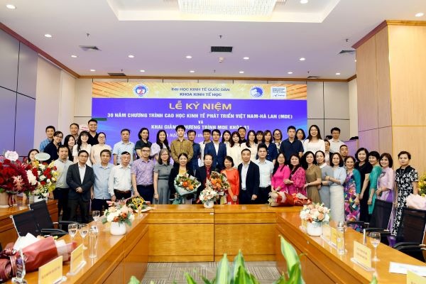 Lễ Kỷ niệm 30 năm ngày thành lập Chương trình Cao học Kinh tế Phát triển Việt Nam - Hà Lan (1994 - 2024)